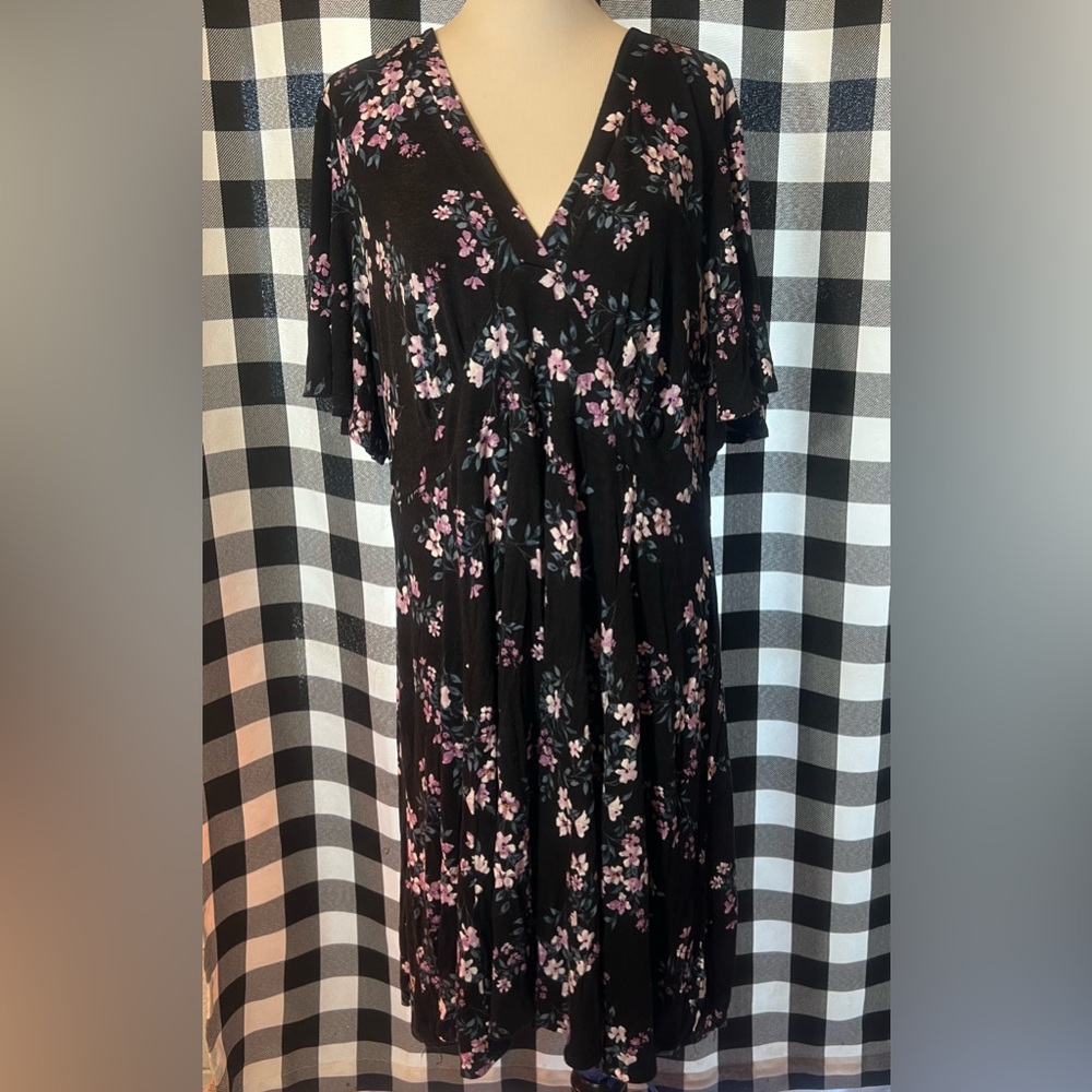 Torrid Purple Flower Dress